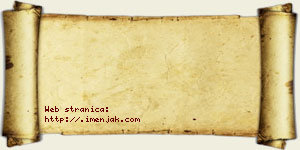 Danijela Ćokić vizit kartica